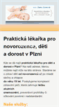 Mobile Screenshot of detskalekarka-plzen.cz